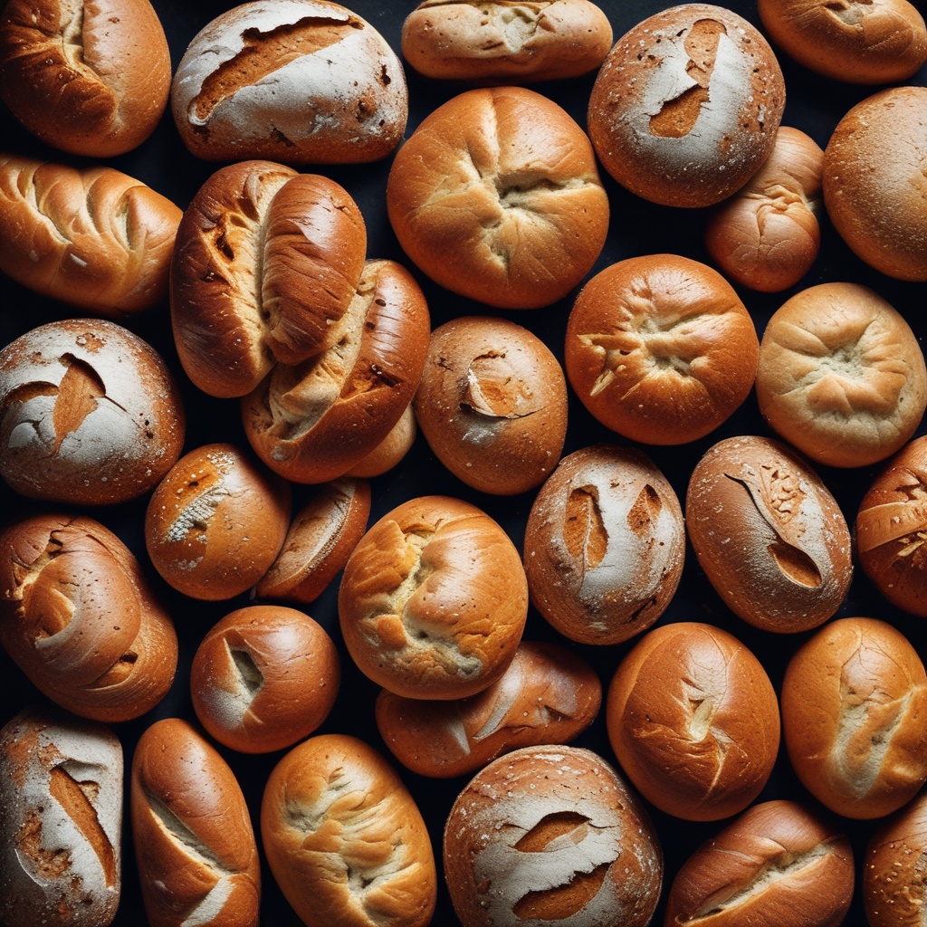 A variety of freshly baked bread