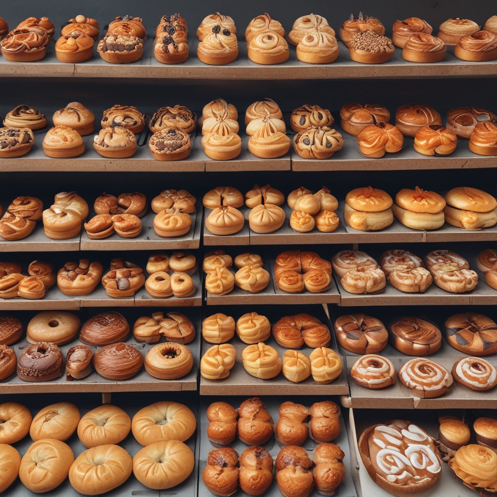 A variety of pastries